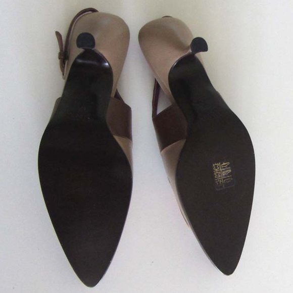 new PRADA patchwork design slingback pumps 38 8 US - Picture 7 of 8